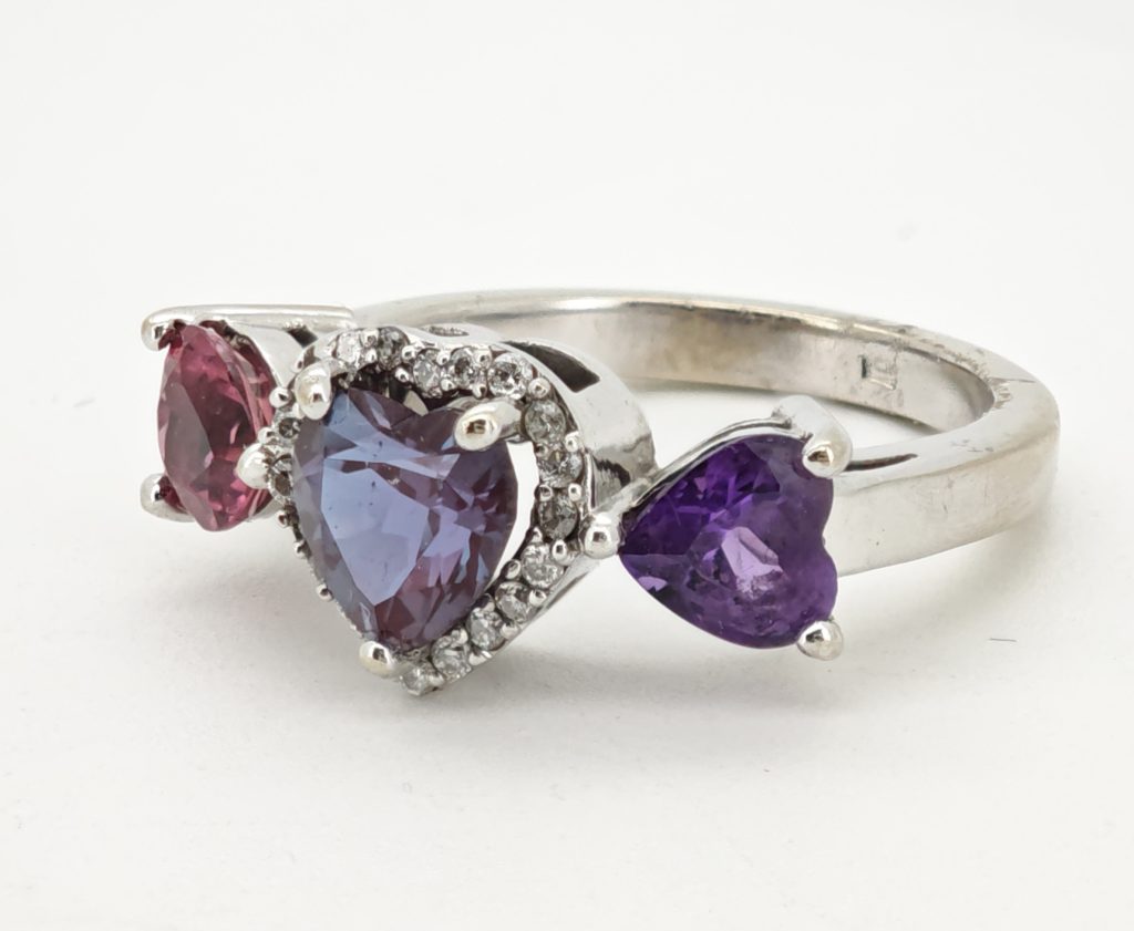 inel aur 14k cu alexandrite 2.25ct