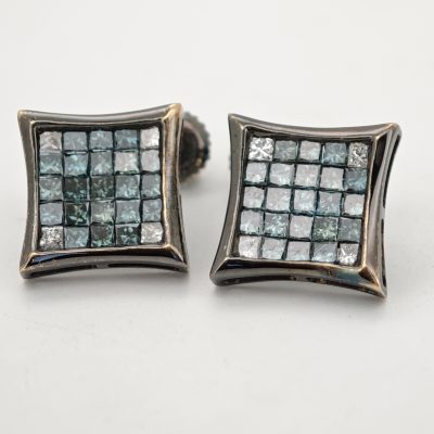 cercei aur 14k cu diamante 4ct