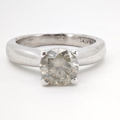 inel logodna aur 18k si diamante 1.31ct