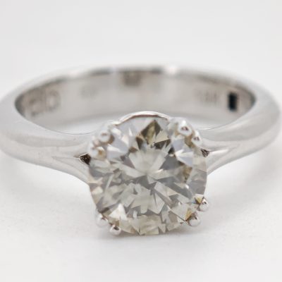 inel logodna aur 18k si diamante 1.66ct the cliq® signature solitaire