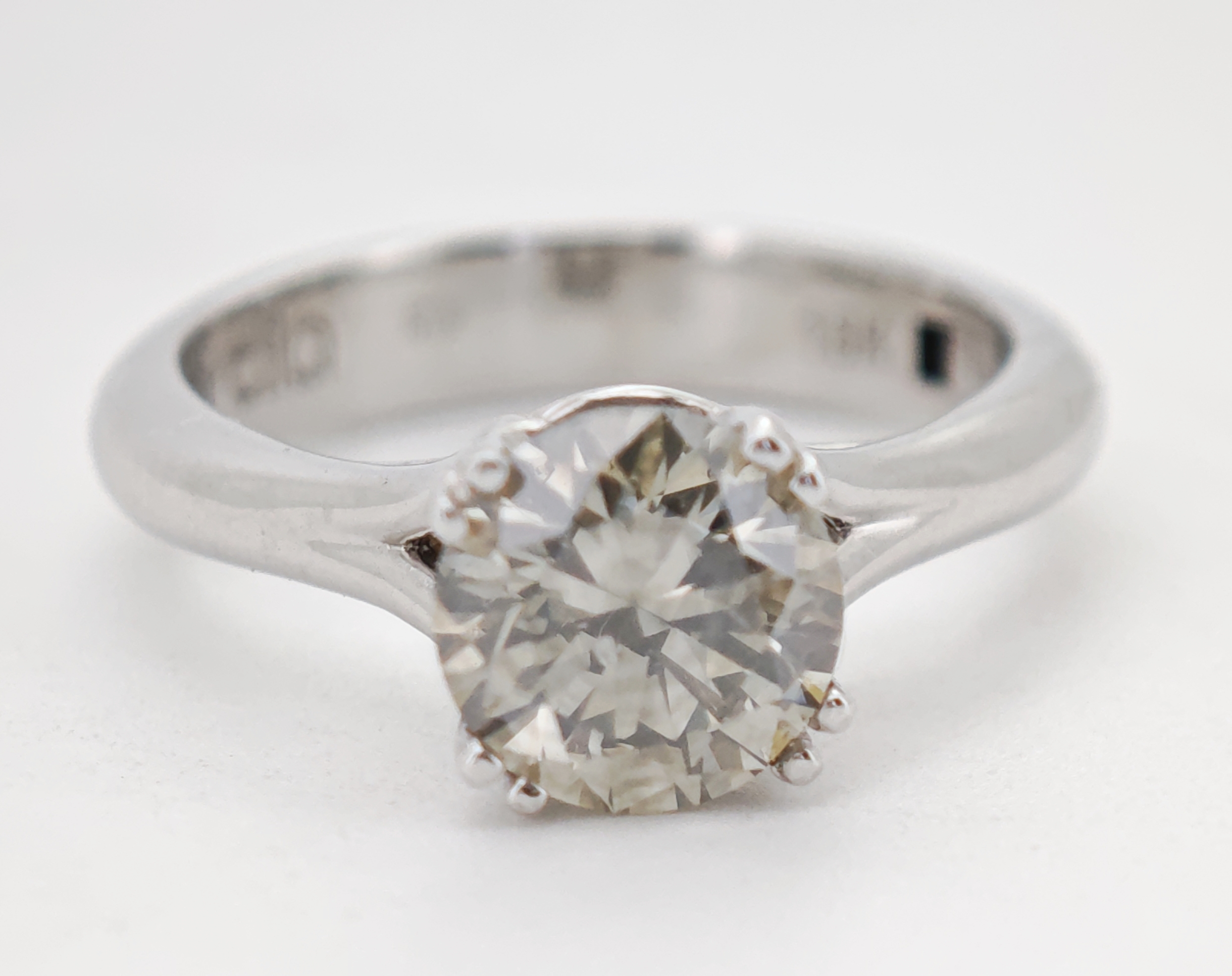 inel logodna aur 18k si diamante 1.66ct the cliq® signature solitaire inel logodna aur 18k si diamante 1.66ct the cliq® signature solitaire