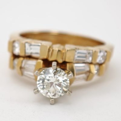 inel logodna aur 14k si diamante 1.72ct