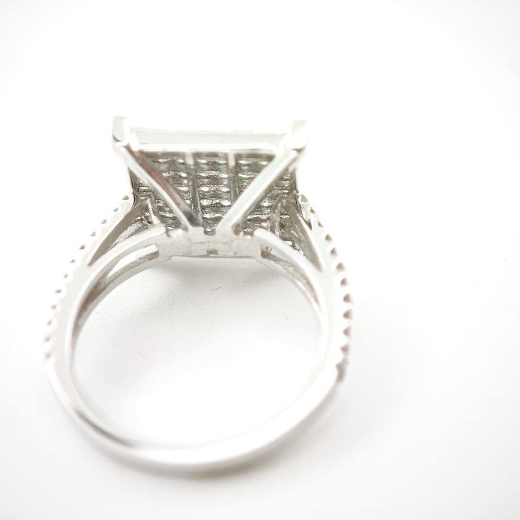 inel aur 14k si diamante 2.53ct