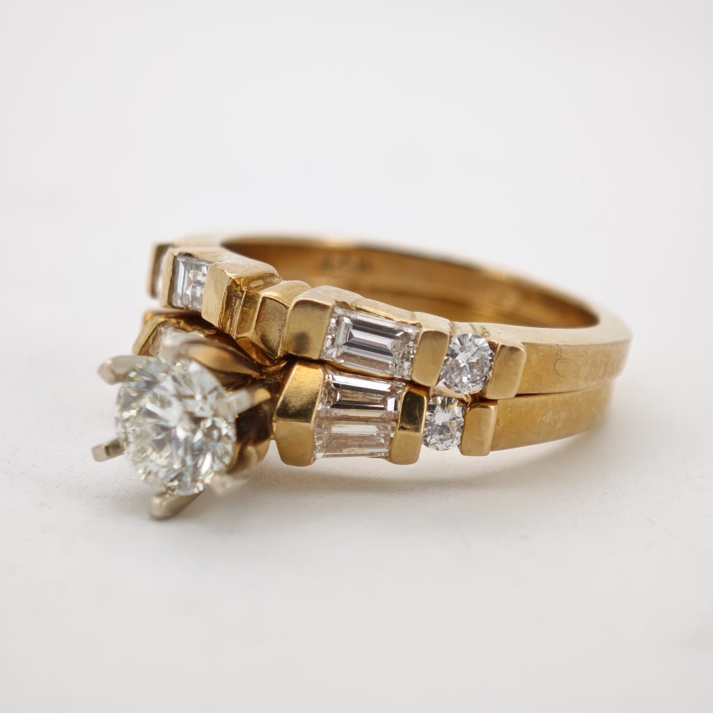 inel logodna aur 14k si diamante 1.72ct