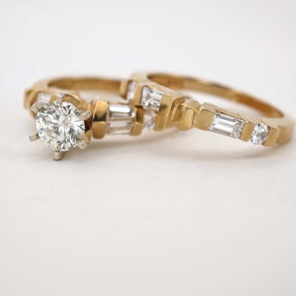 inel logodna aur 14k si diamante 1.72ct