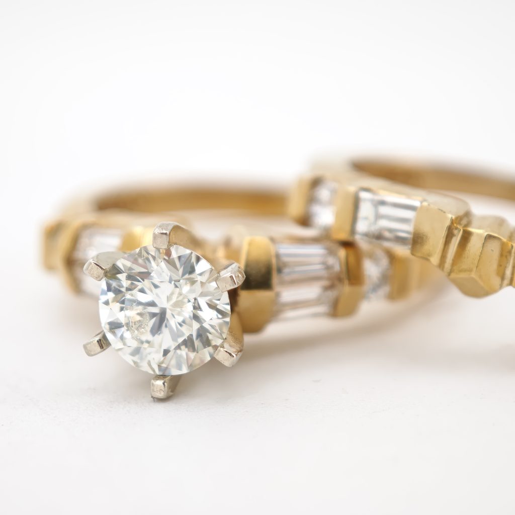 inel logodna aur 14k si diamante 1.72ct