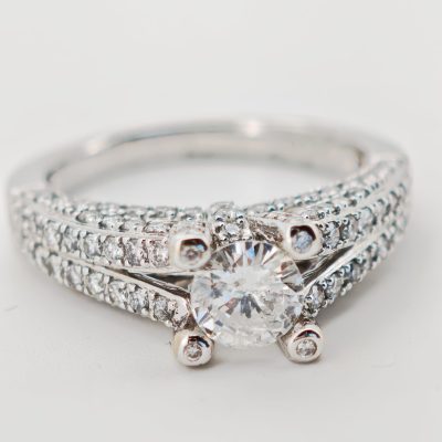 inel logodna aur 14k cu diamante 1,66ct