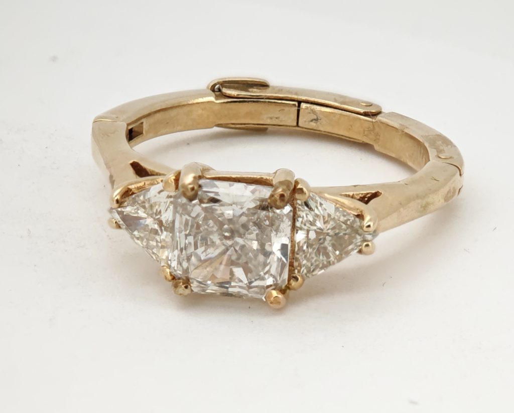 inel logodna 14k diamante 2.05ct