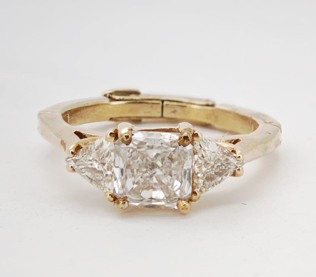 inel logodna 14k diamante 2.05ct