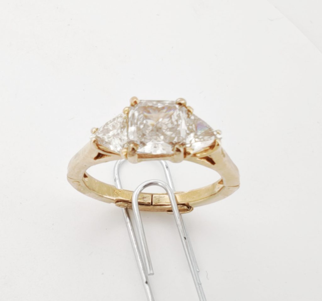 inel logodna 14k diamante 2.05ct