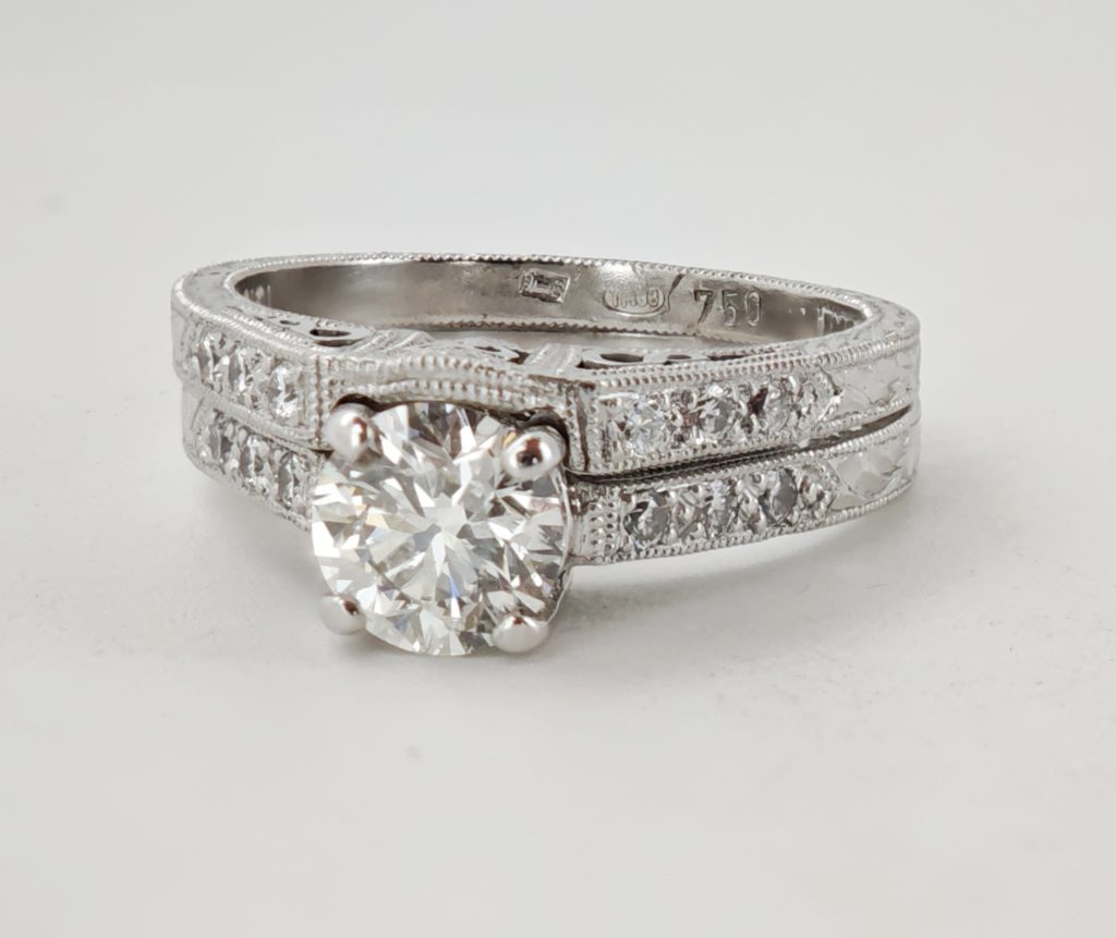 inel logodna 18k tacori 1.02ct