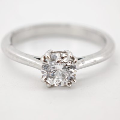 inel logodna platina 0.72ct