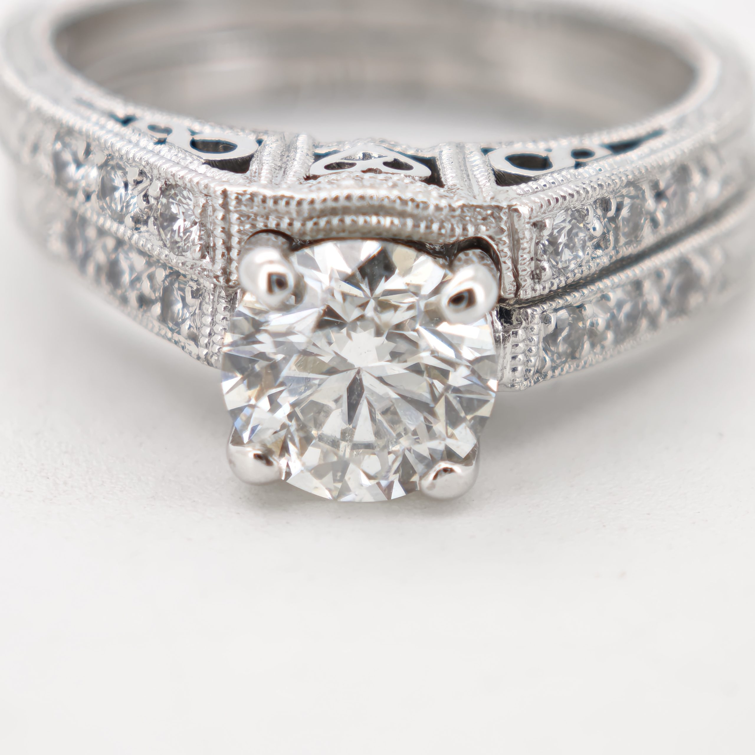 inel logodna 18k tacori 1.02ct inel logodna 18k tacori 1.02ct