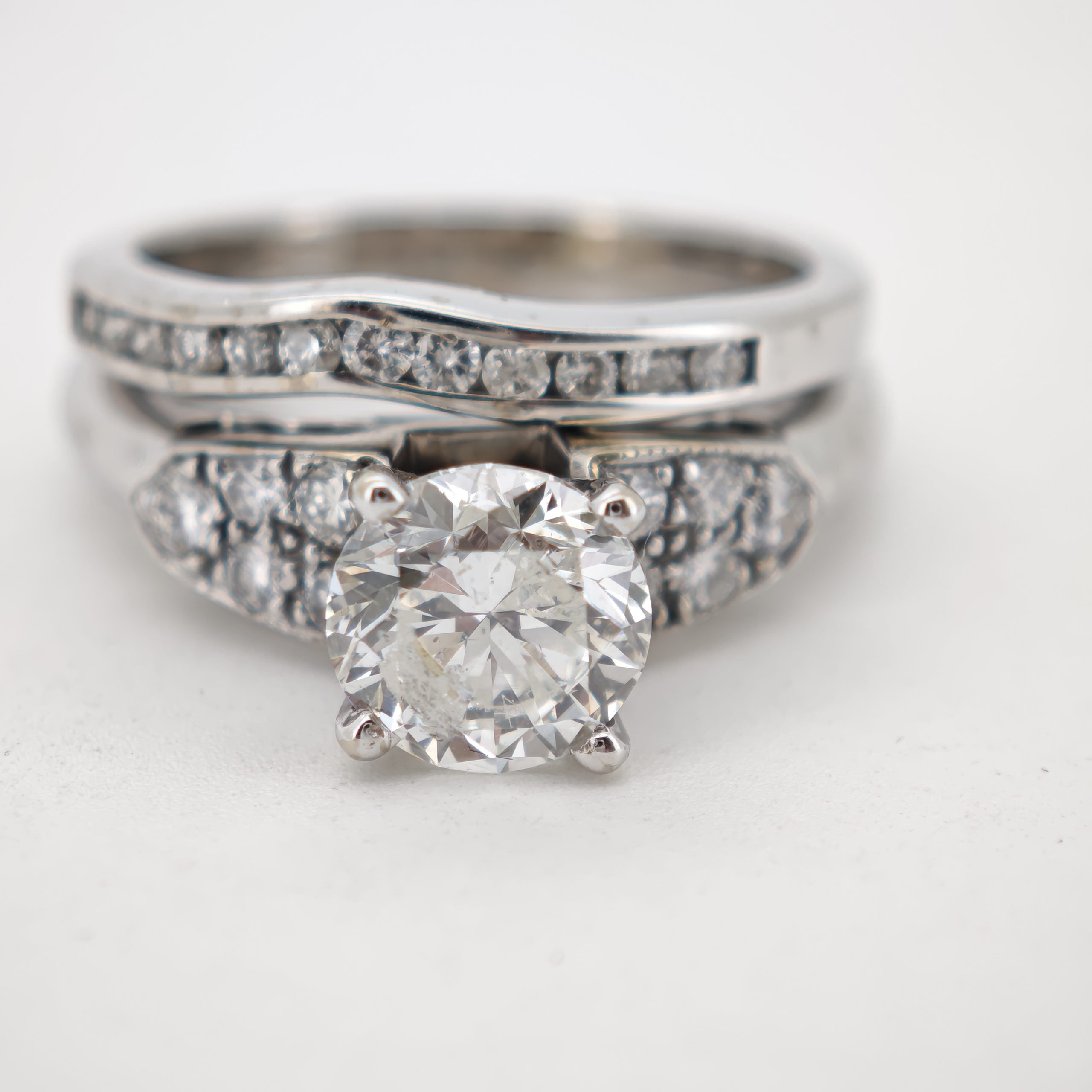 inel logodna 14k cu diamante 1,65ct inclusiv verigheta inel logodna 14k cu diamante 1,65ct inclusiv verigheta