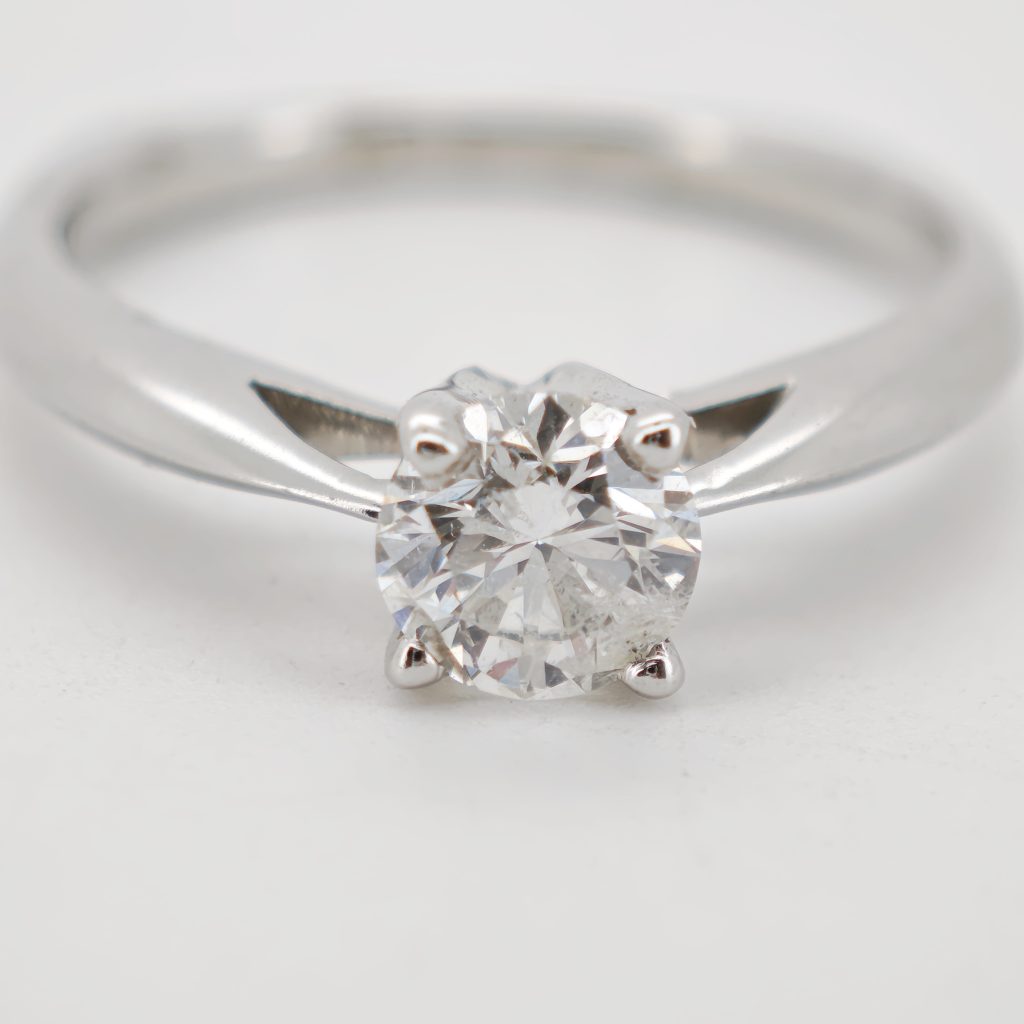 inel logodna platina scott kay cu diamant 0.65ct