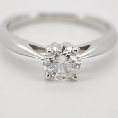 inel logodna platina scott kay cu diamant 0.65ct