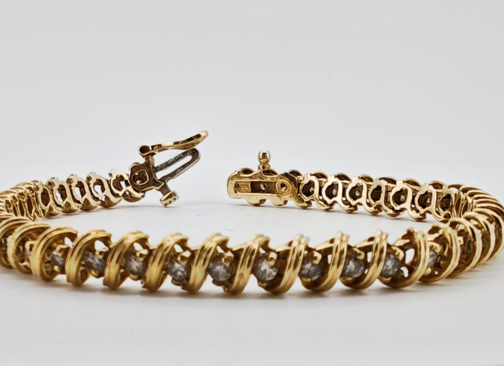 bratara aur 14k cu diamante 1,35ct