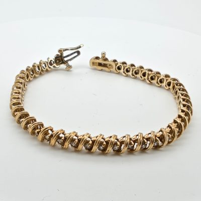 bratara aur 14k cu diamante 1,35ct