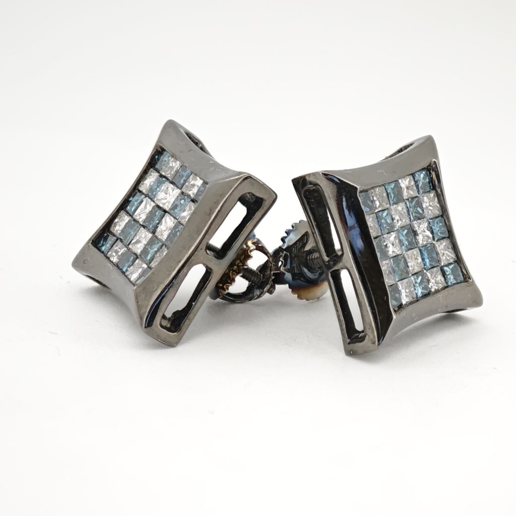 cercei aur 14k cu diamante 3ct