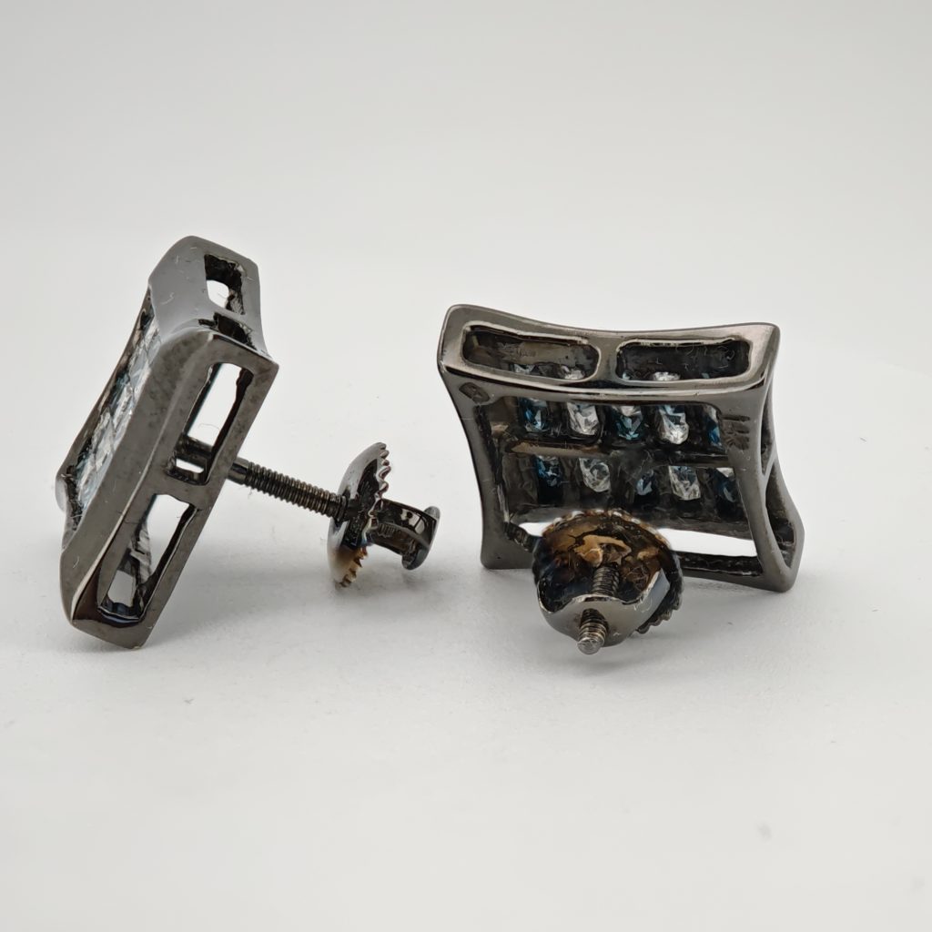 cercei aur 14k cu diamante 3ct