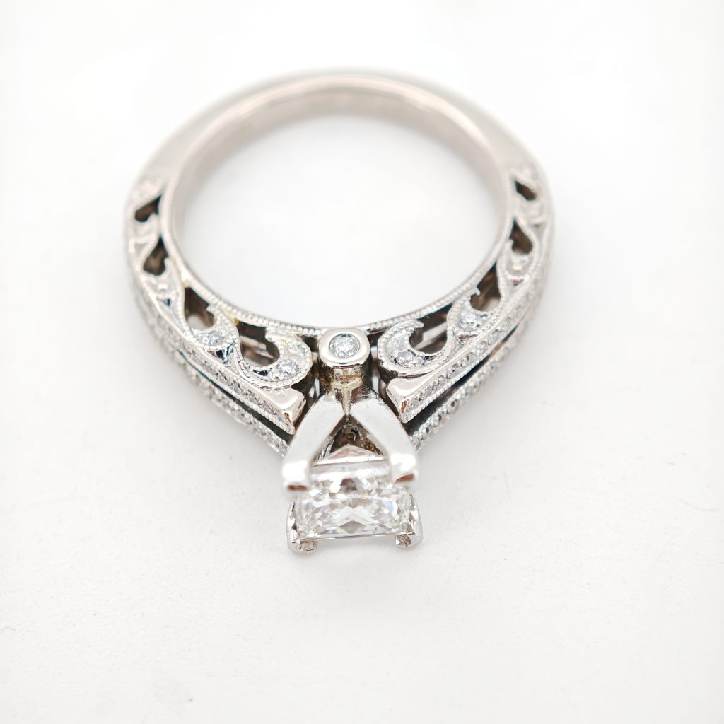 inel logodna aur 14k scott kay 1,51ct