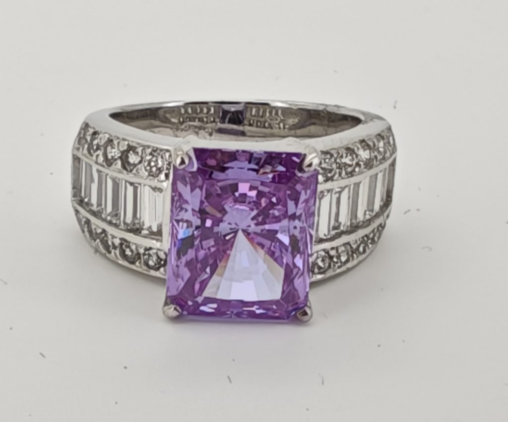 inel aur 14k cu zirconii