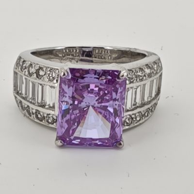 inel aur 14k cu zirconii