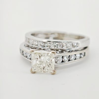 inel aur 14k cu diamante