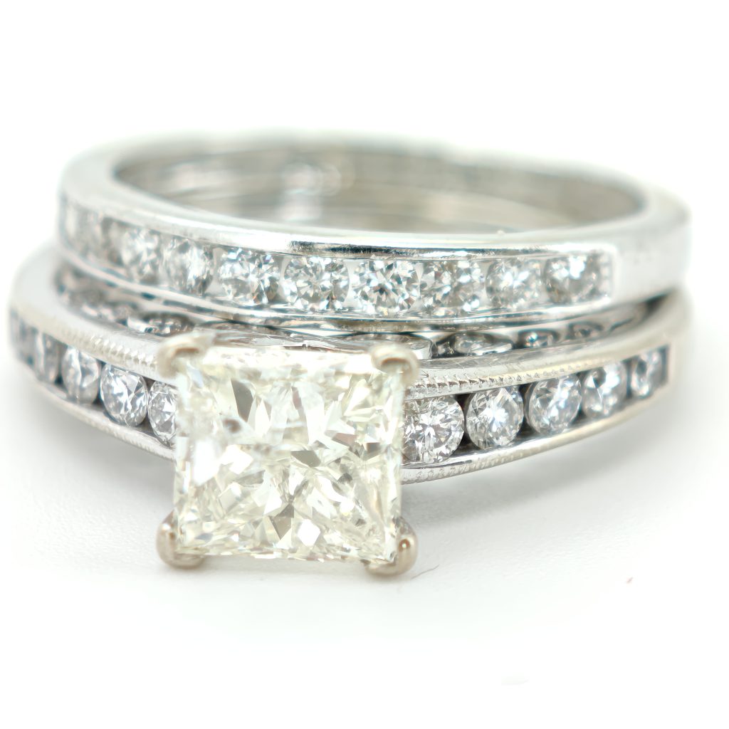 inel aur 14k cu diamante