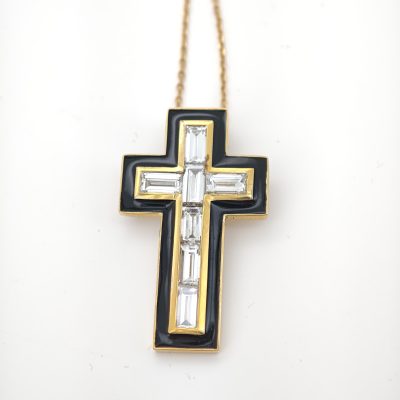 colier aur 18k cu diamante 1.76ct lab grown