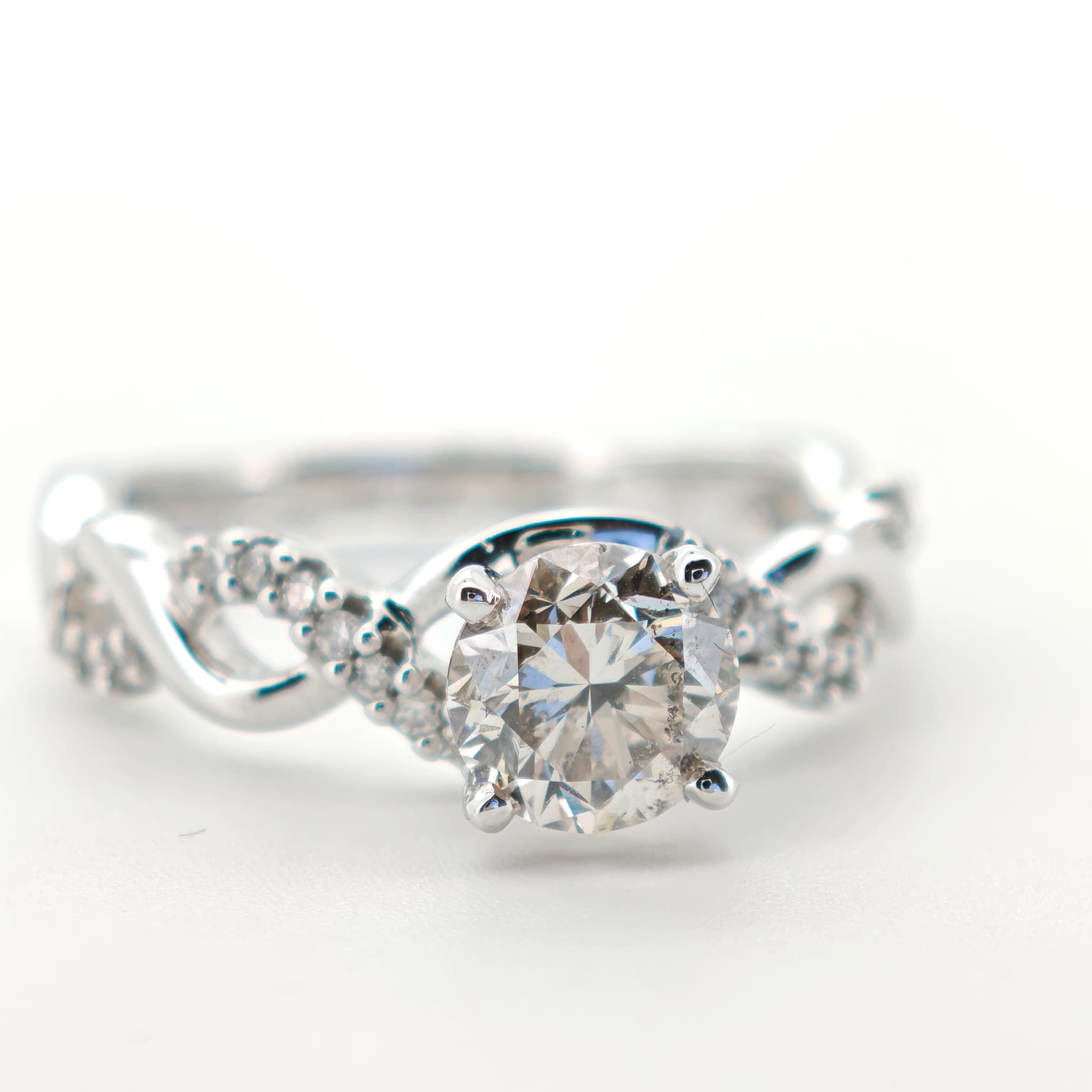 inel aur 14k cu diamante 1.13ct inel aur 14k cu diamante 1.13ct