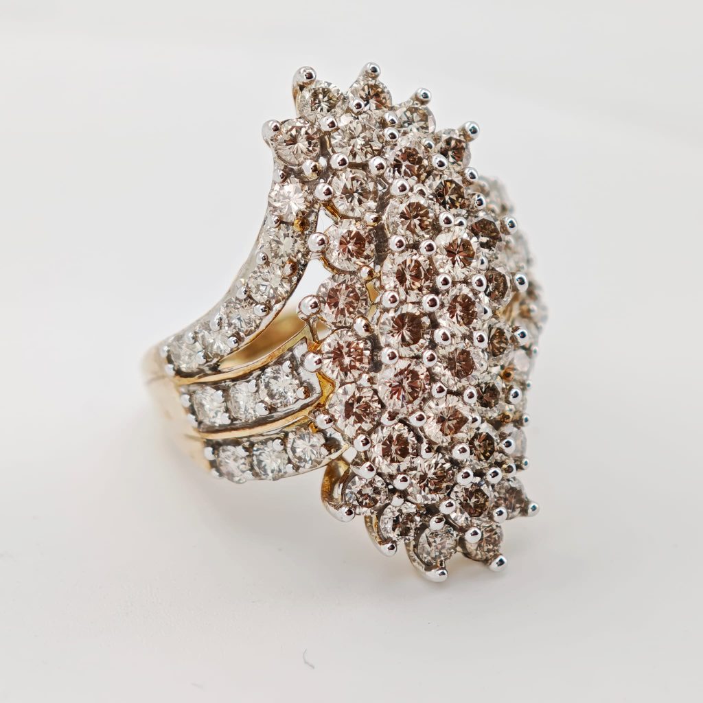 inel koctail cu diamante 3.00ct