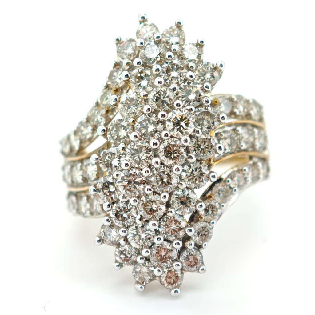 inel koctail cu diamante 3.00ct