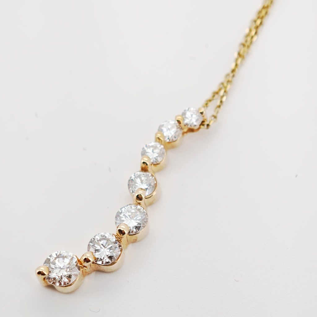 colier 14k cu diamante jurney 1,5ct