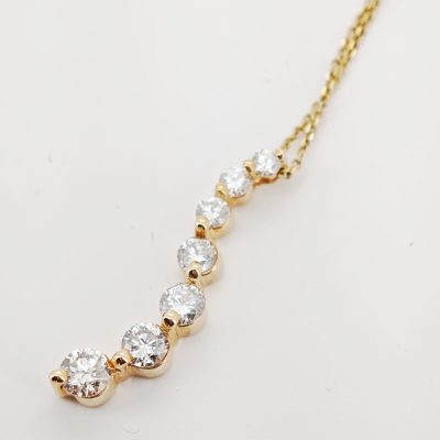 colier 14k cu diamante jurney 1,5ct