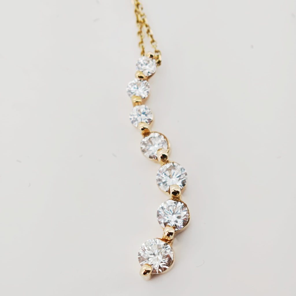 colier 14k cu diamante jurney 1,5ct