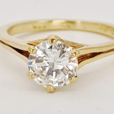 Inel 18k cu diamant 1.09ct