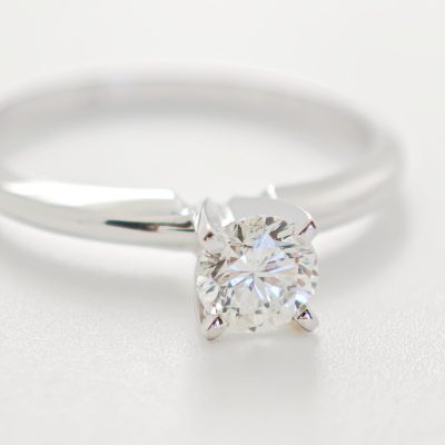 Inel diamant 0.46ct aur 14k