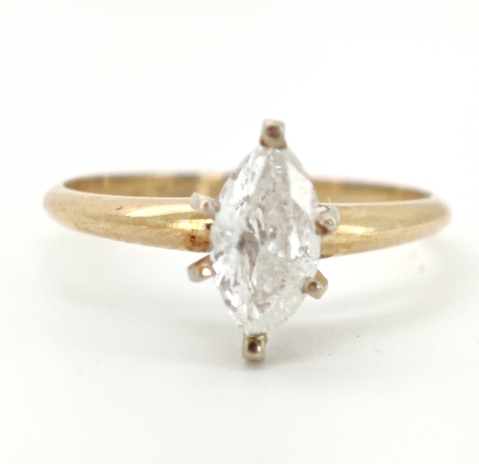 Inel logodna 14k cu diamant 0.85ct