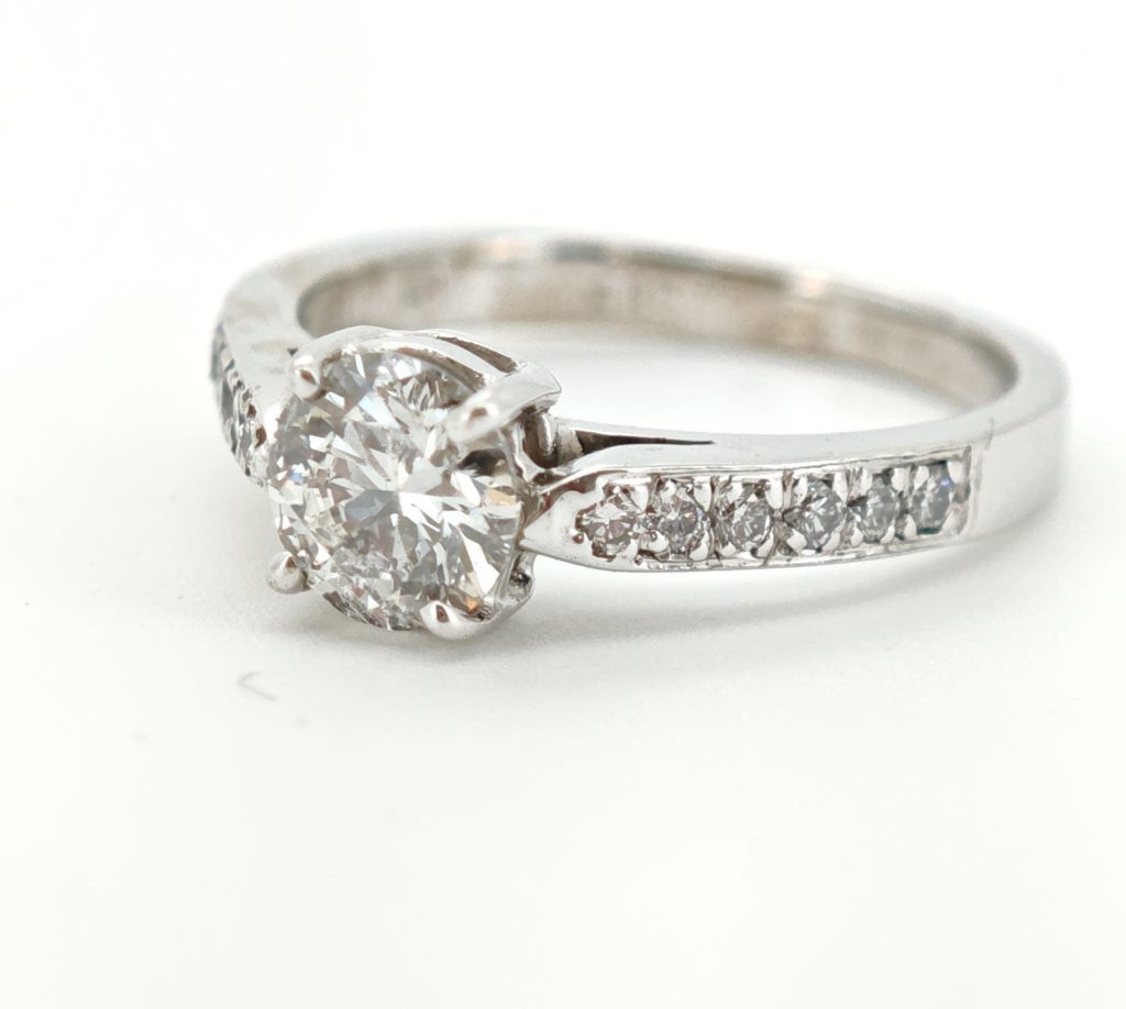 inel 14k cu diamante 1.0ct