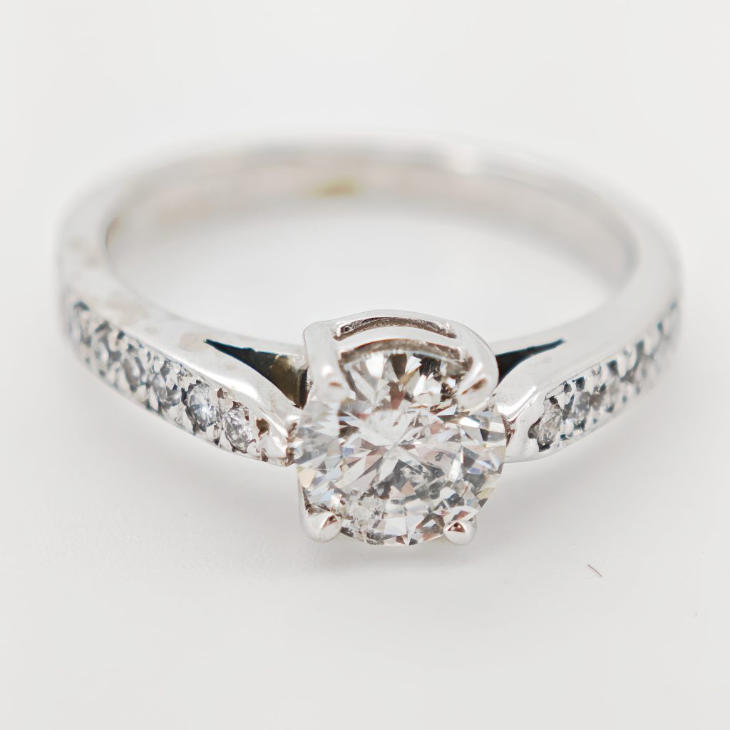 inel 14k cu diamante 1.0ct