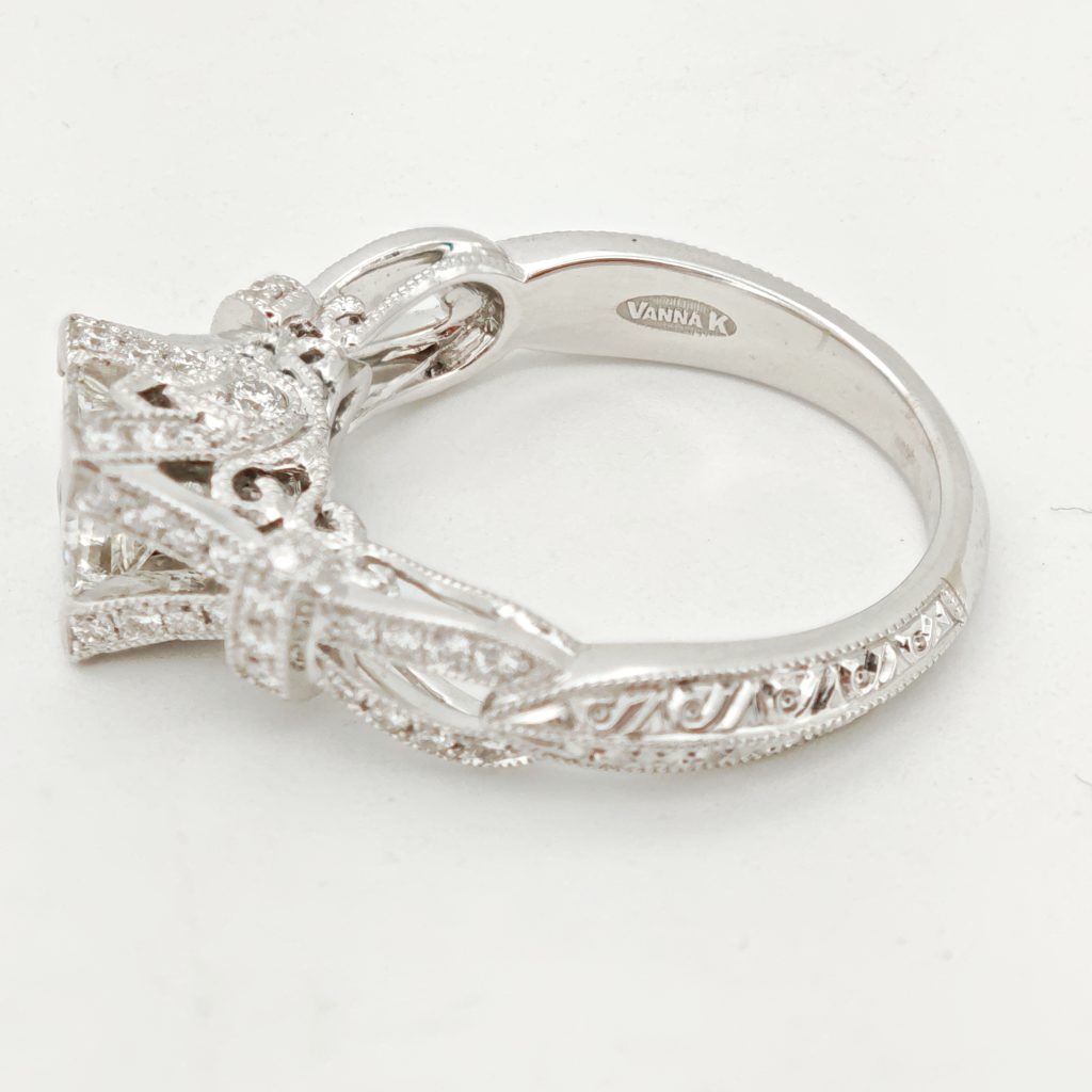 inel aur 18k cu diamante 1,44ct