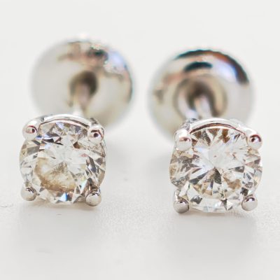 cercei aur 14k cu diamante 1.0ct