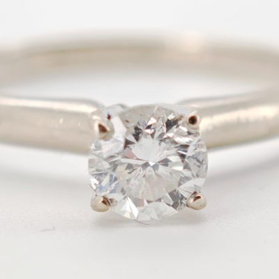 inel aur 14k cu diamant 0.5ct