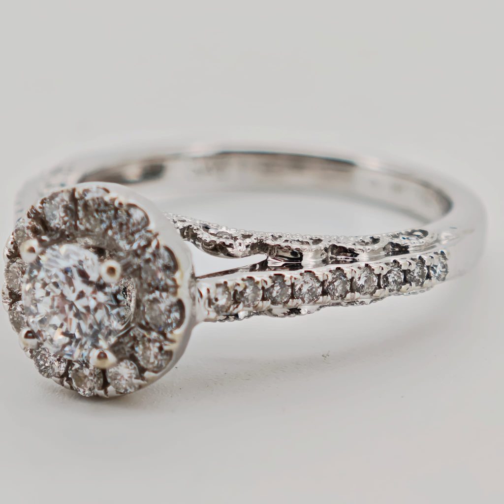 inel 14k cu diamante 1.0ct