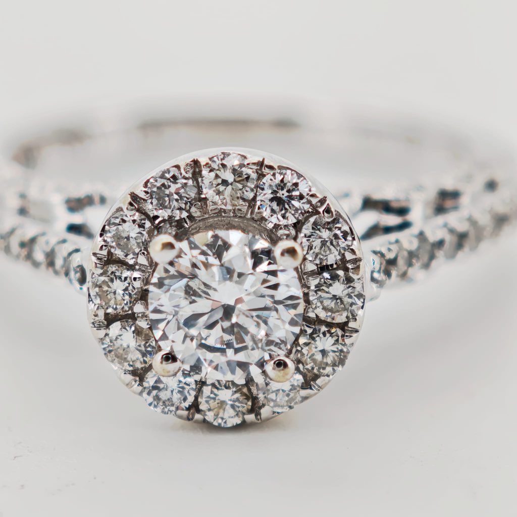 inel 14k cu diamante 1.0ct