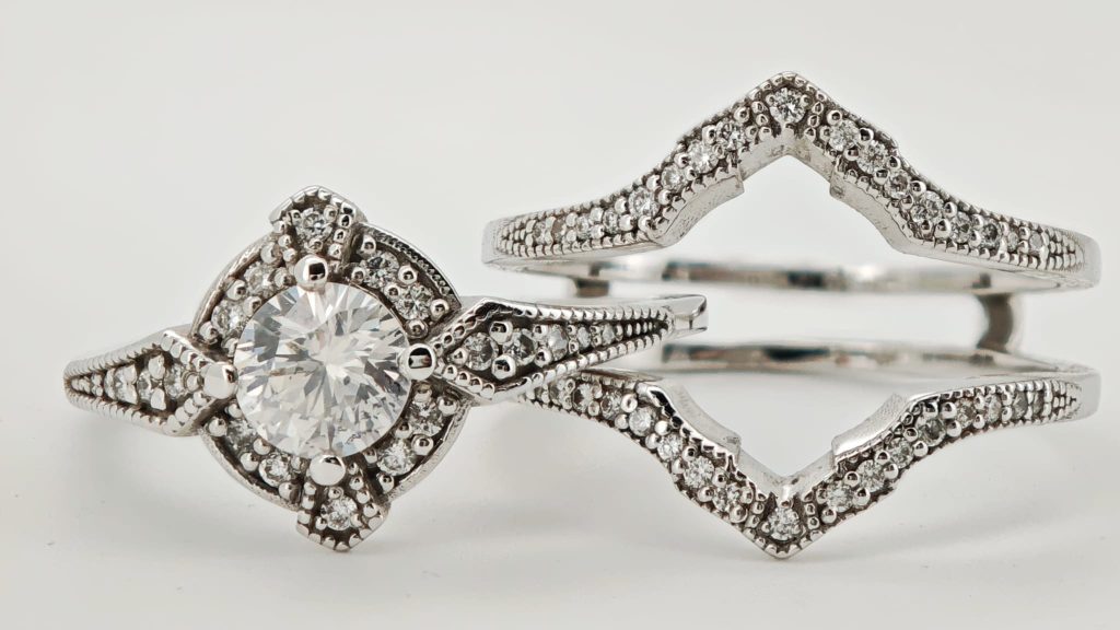 inel 14k cu diamante 1.18ct