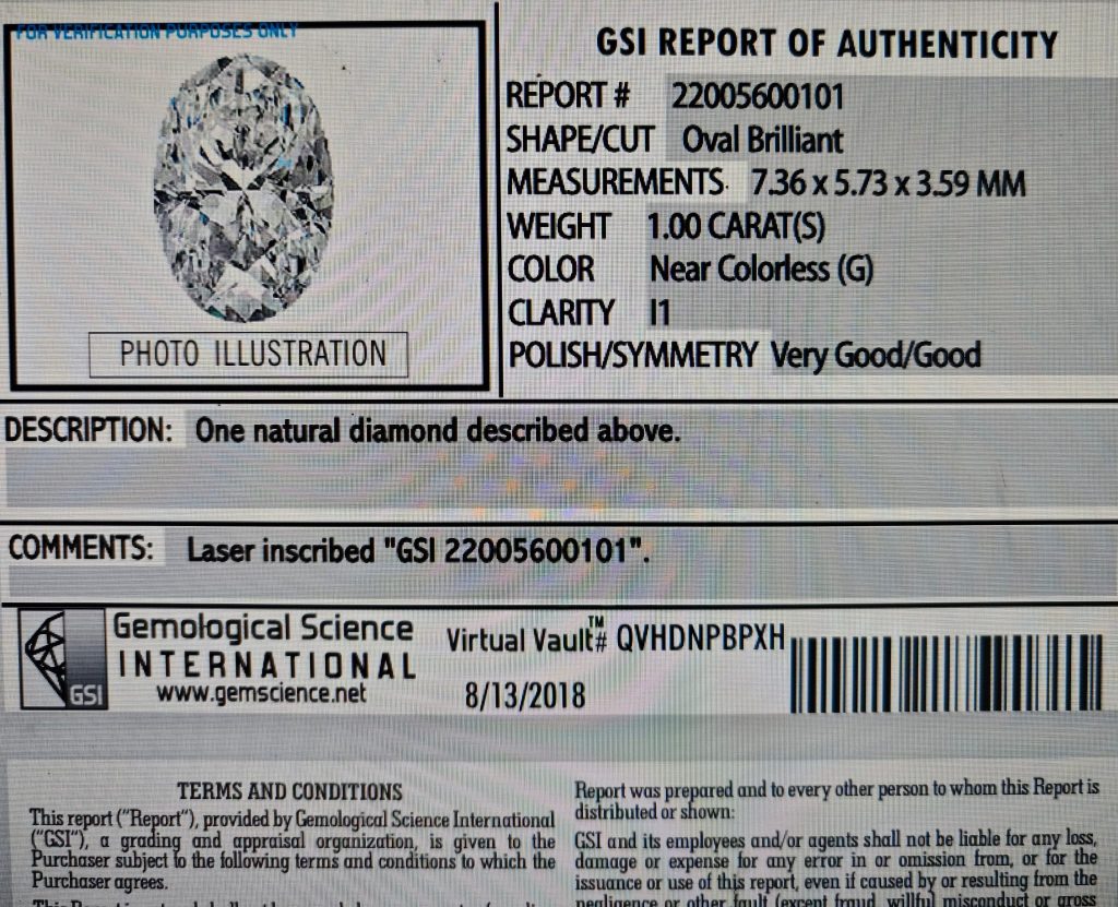 inel aur 14k cu diamant 1.0ct