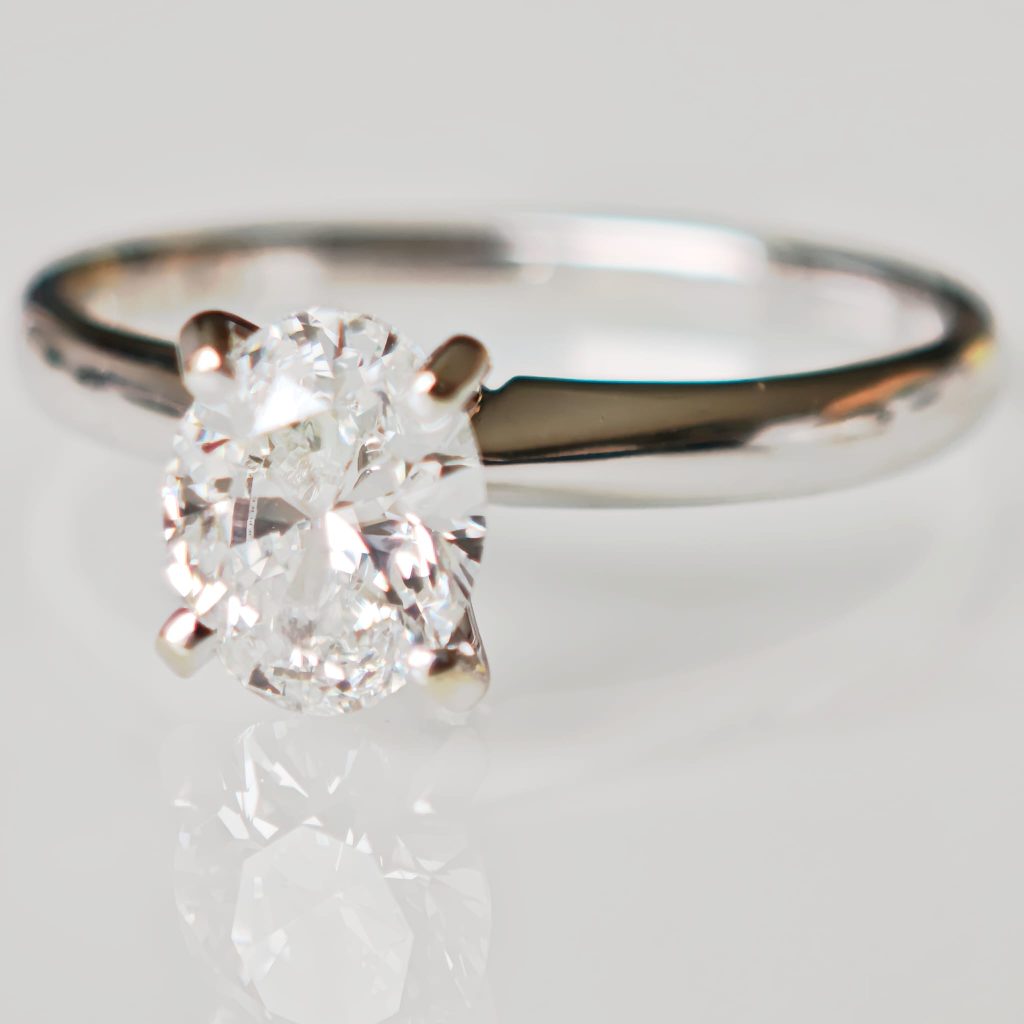 inel aur 14k cu diamant 1.0ct