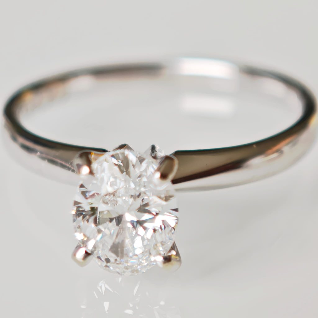 inel aur 14k cu diamant 1.0ct